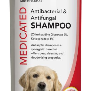 Medicated shampoo application